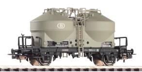 PIKO 24534 - H0 - Zementsilowagen, SNCB, Ep. III